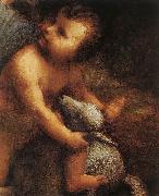 The Virgin and Child with St Anne LEONARDO da Vinci